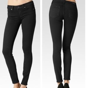 PAIGE Verdugo Ultra Skinny Black Jeans